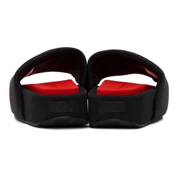Y-3 Yohji Yamamoto Black Neoprene Platform Slides US Size 8 Brand New - Picture 8 of 9